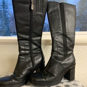 Tommy Hilfiger Boots Black Size 7
